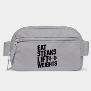 Eat Steaks Lift Weights Bag