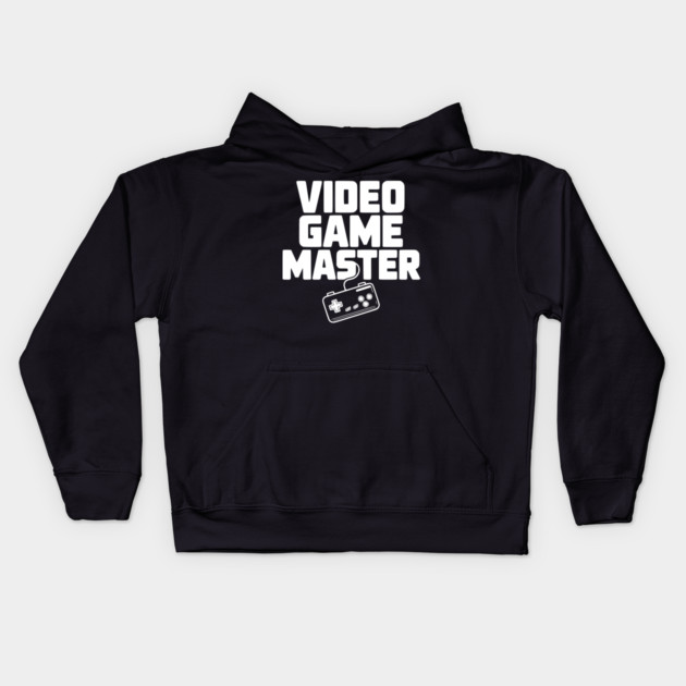 Video Game Master Kids Hoodie by Frank Ring