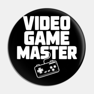 Video Game Master Pin