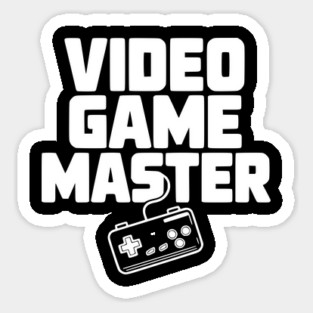 Video Game Master Sticker