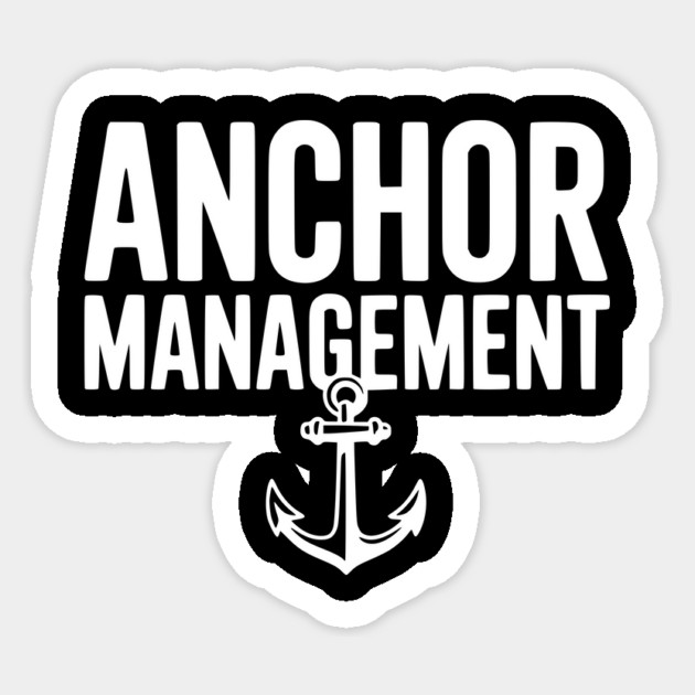 Anchor Management Sticker by Frank Ring