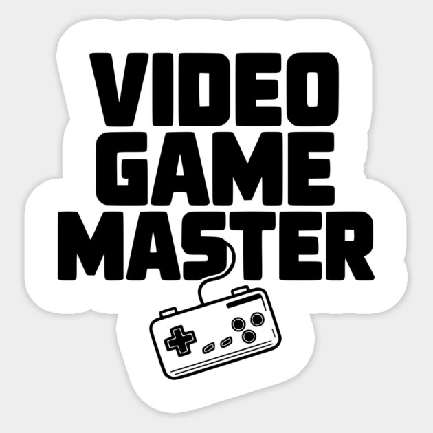 Video Game Master Sticker by Frank Ring