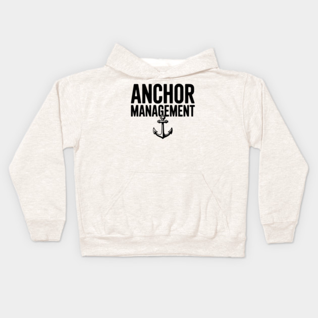 Anchor Management Kids Hoodie by Frank Ring
