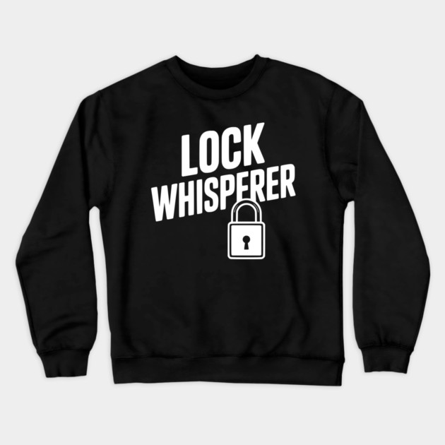 Lock Whisperer Crewneck Sweatshirt by Frank Ring