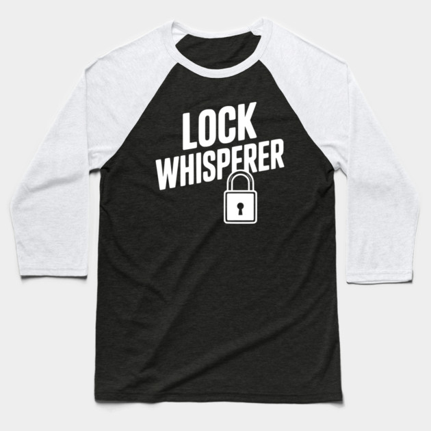 Lock Whisperer Baseball T-Shirt by Frank Ring