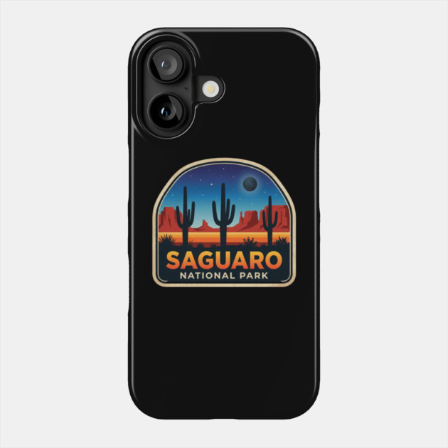 Saguaro National Park Desert Cactus Adventure Travel Phone Case by ArtistTee ⭐⭐⭐⭐⭐