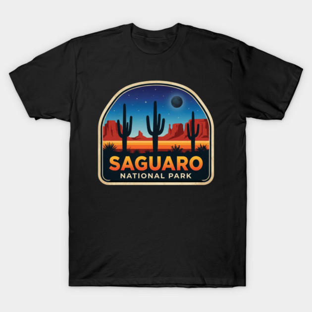 Saguaro National Park Desert Cactus Adventure Travel T-Shirt by ArtistTee ⭐⭐⭐⭐⭐