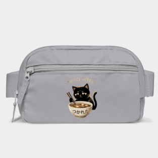 Miso Tired Sad Cat Funny Foodie Bag