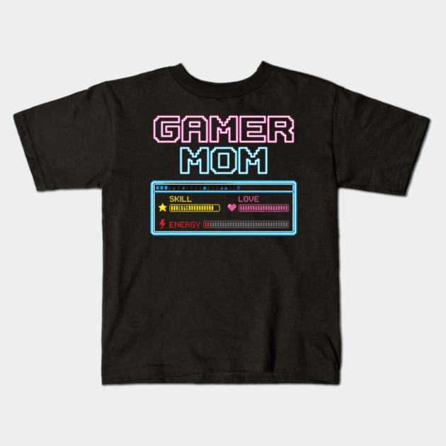 Gamer Mom Skill Love Energy Video Game Mom Kids T-Shirt by ArtistTee ⭐⭐⭐⭐⭐