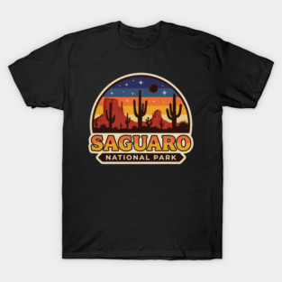 Saguaro National Park Vintage Desert Travel T-Shirt