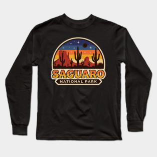 Saguaro National Park Vintage Desert Travel Long Sleeve T-Shirt