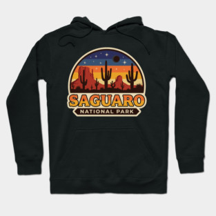 Saguaro National Park Vintage Desert Travel Hoodie