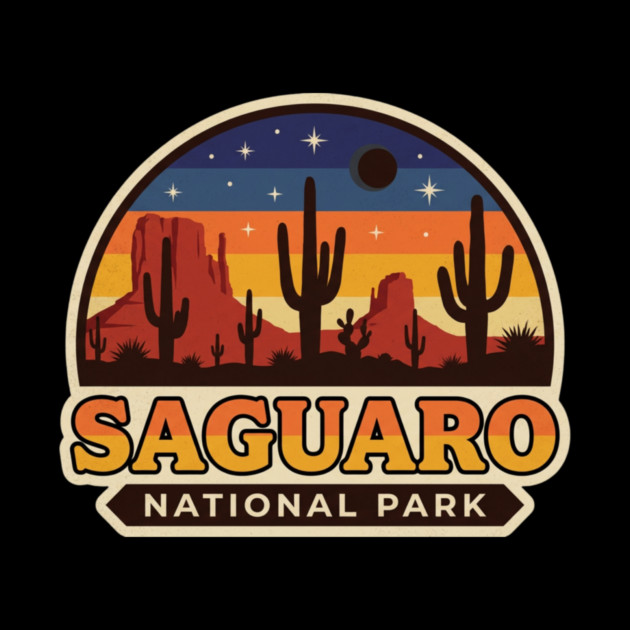 Saguaro National Park Vintage Desert Travel by ArtistTee ⭐⭐⭐⭐⭐