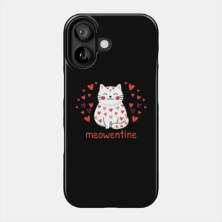 Meowentine Cat Lover Valentine's Day Phone Case