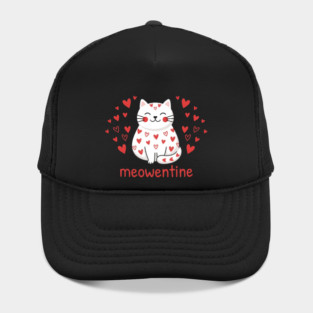 Meowentine Cat Lover Valentine's Day Hat
