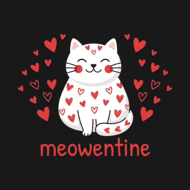 Meowentine Cat Lover Valentine's Day by ArtistTee ⭐⭐⭐⭐⭐