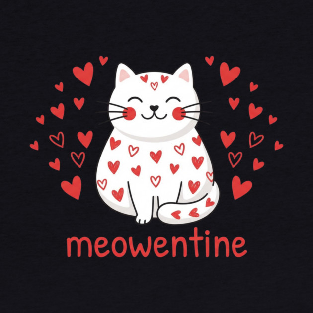 Meowentine Cat Lover Valentine's Day by ArtistTee ⭐⭐⭐⭐⭐