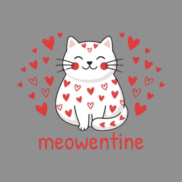 Meowentine Cat Lover Valentine's Day by ArtistTee ⭐⭐⭐⭐⭐