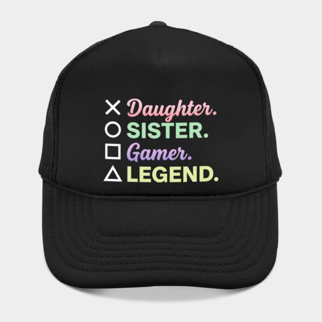 X Daughter O Sister Square Gamer Triangle Legend by ArtistTee ⭐⭐⭐⭐⭐