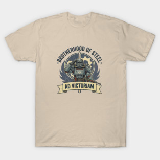 Fallout 76 and Fallout 4 Brotherhood of Steel (Ad Victorium) T-Shirt