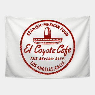 El Coyote Cafe Beverly Blvd Mexican Tapestry