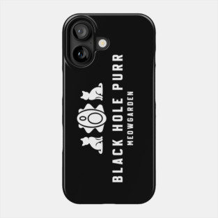 BLACK HOLE PURR Phone Case