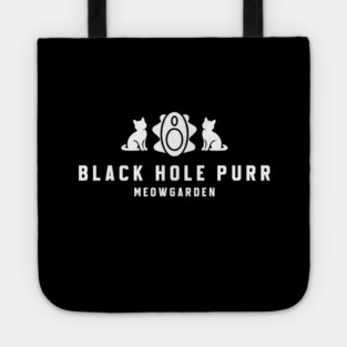 BLACK HOLE PURR Tote