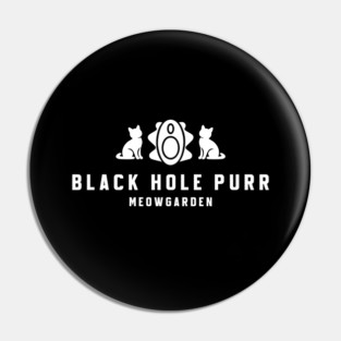 BLACK HOLE PURR Pin