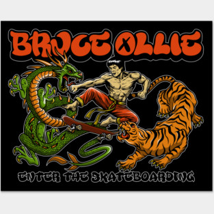 Enter The Skateboarding Posters and Art