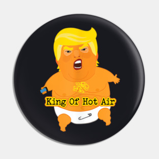 King Of Hot Air Pin