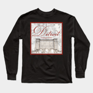 Detroit Vintage 1701 Long Sleeve T-Shirt