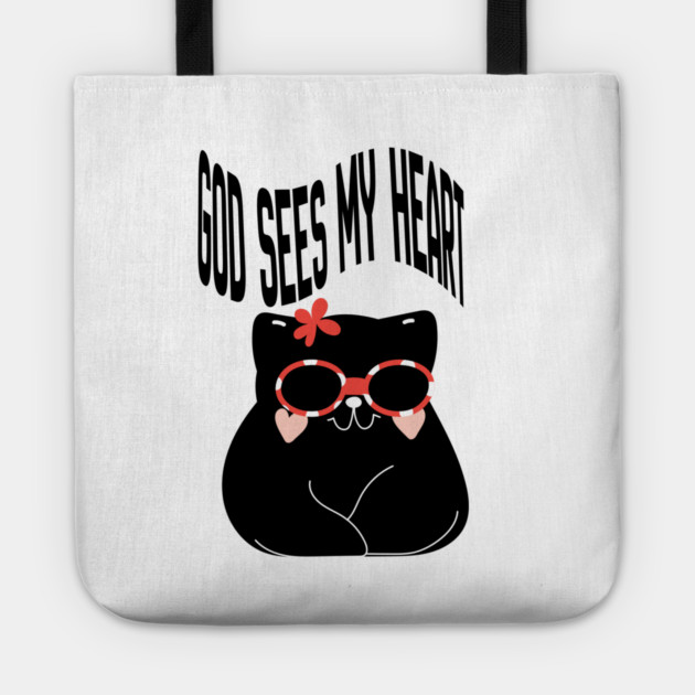 Cute Cat Quote Minimalist Aesthetic Animal Design Tote by Anne Lee