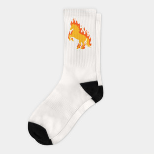 Fire Horse Socks