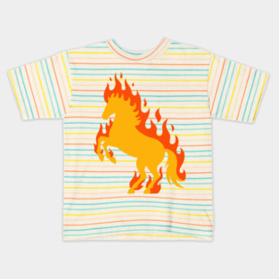 Fire Horse Kids T-Shirt
