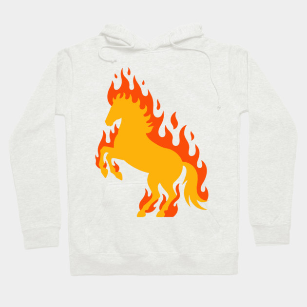 Fire Horse Hoodie by CreativeSage