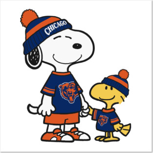 Snoopy Chicago Sports Posters and Art