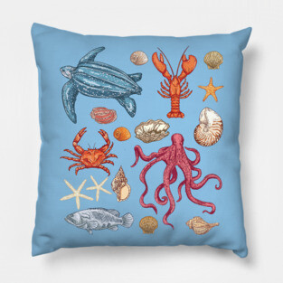 Sea Life Pillow
