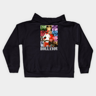Hollanov Heated Rivalry Retro Kids Hoodie