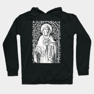 Vintage Virgin Mary Catholic Hoodie