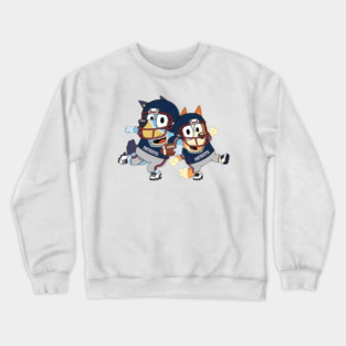 New England Patriots Bluey Kids Cute Game Day Inspired M10644 Crewneck Sweatshirt