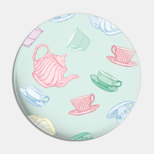 Tea Party Pin