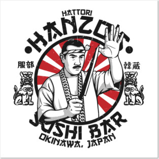 Hattori Hanzo’s sushi bar Posters and Art
