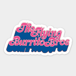 The Flying Burrito Bros T-Shirt Sticker