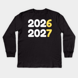 2026 2027 New Year Kids Long Sleeve T-Shirt