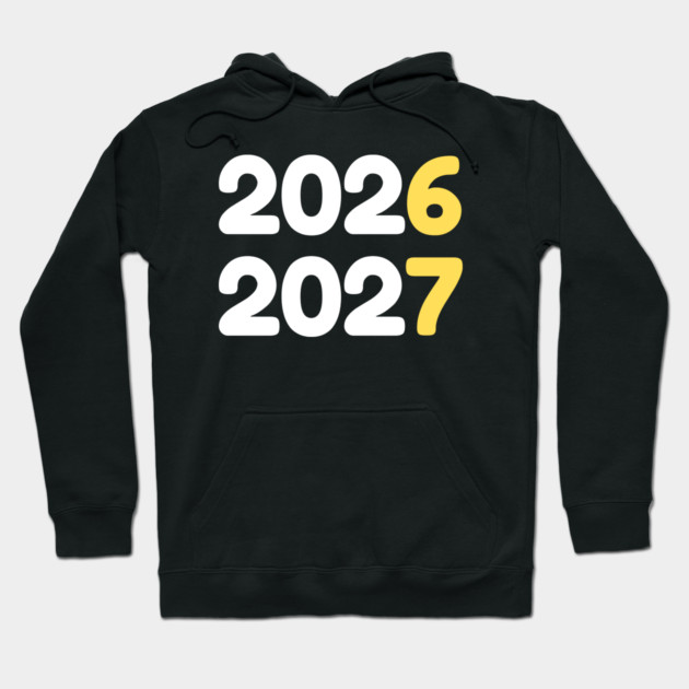 2026 2027 New Year Hoodie by Creatifly Graphic Tees
