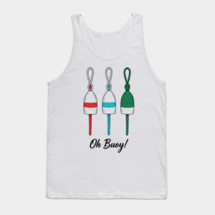 Oh Buoy Nautical Graphic Tank Top