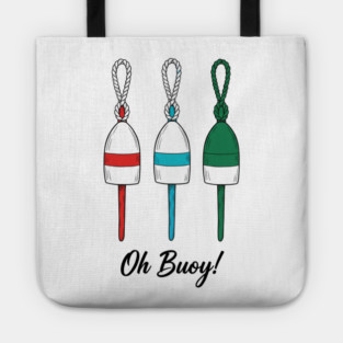 Oh Buoy Nautical Graphic Tote