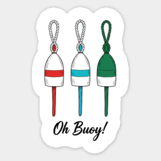 Oh Buoy Nautical Graphic Sticker