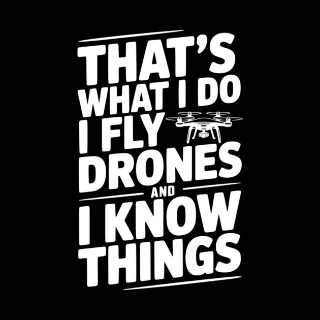 That's What I Do I Fly Drones and I Know Things by Frank Ring