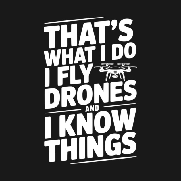 That's What I Do I Fly Drones and I Know Things by Frank Ring